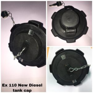 Hitachi EX110 new diesel tank cap