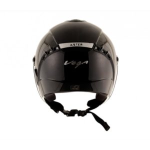 VEGA ASTER DX BLACK OPEN FACE HELMET