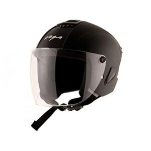 VEGA ASTER DX DULL BLACK OPEN FACE HELMET