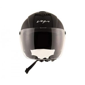 VEGA ASTER DX DULL BLACK OPEN FACE HELMET