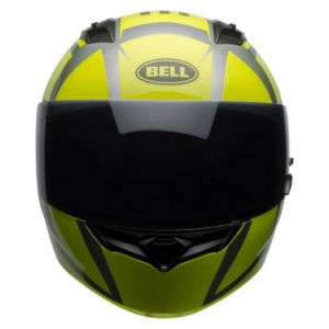 BELL QUALIFIER BLAZE GLOSS BLACK FLUORESCENT YELLOW FULL FACE HELMET