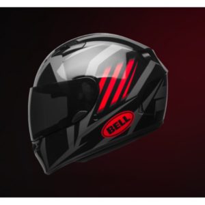 BELL QUALIFIER BLAZE GLOSS BLACK RED FULL FACE HELMET