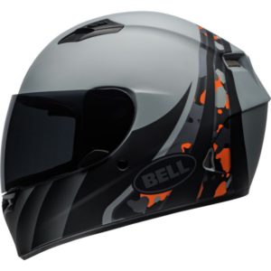 BELL QUALIFIER INTEGRITY MATT CAMO GREY ORANGE FULL FACE HELMET