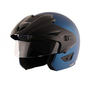 VEGA CRUISER W/P DULL BLUE OPEN FACE HELMET