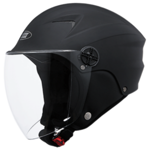 STUDDS DAME BLACK OPEN FACE HELMET