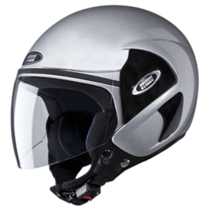 STUDDS CUB GLOSS GREY OPEN FACE HELMET