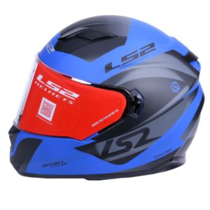 LS2 FF 320 DAMITRY MATT BLACK BLUE FULL FACE HELMET