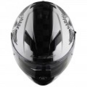 LS2 FF 320 GARAGE MATT WHITE BLACK FULL FACE HELMET