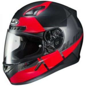 HJC CL17 STREAMLINE MC1F MATT BLACK RED