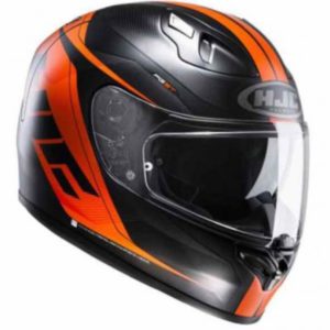 HJC FGST CRONO MC7SF MATT BLACK ORANGE