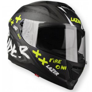 LAZER HELMET RAFALE ONI GREY BLACK DARK GREY MATT