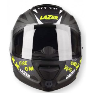 LAZER HELMET RAFALE ONI GREY BLACK DARK GREY MATT