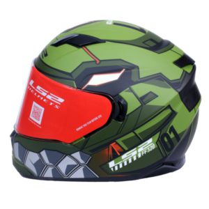 LS2 FF 320 ANGEL MATT MILITARY GREEN FULL FACE HELMET