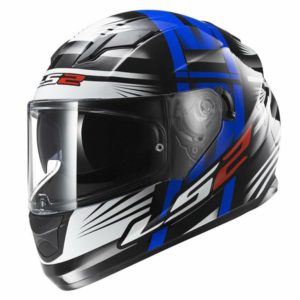 LS2 FF 320 BANG MATT BLACK BLUE FULL FACE HELMET