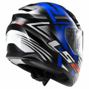 LS2 FF 320 BANG MATT BLACK BLUE FULL FACE HELMET