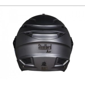 STEELBIRD 6 ELA MATT H.GREY OPEN FACE HELMET