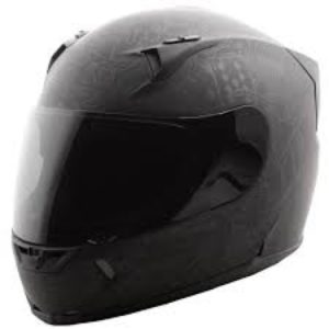 FLY RACING REVOLT FS SOLID INK AND NEEDLE MATT BLACK FULL FACE HELMET