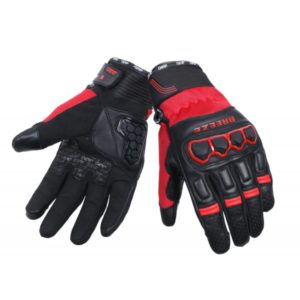 BBG BREEZE BLACK RED RIDING GLOVES