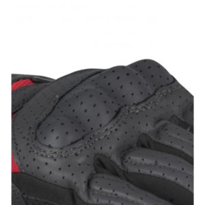 RYNOX AIR GT V3 GREY RED RIDING GLOVES