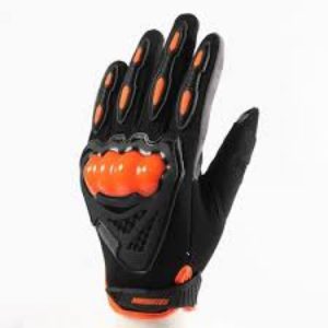 MASONTEX GLOVES TEXTILE BLACK ORANGE