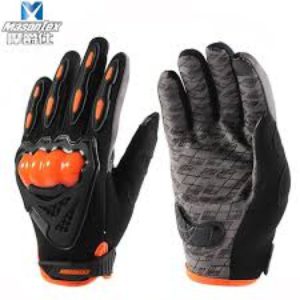 MASONTEX GLOVES TEXTILE BLACK ORANGE