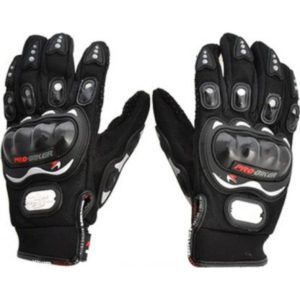 PROBIKER FULL BLACK RIDING GLOVES