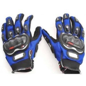 PROBIKER FULL BLUE RIDING GLOVES