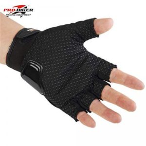 PROBIKER HALF BLACK RIDING GLOVES