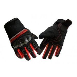 XDI CHAOS (Short Textile Glove with Kevlar) Red
