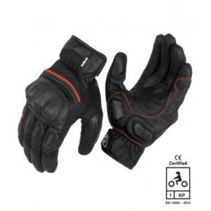 RYNOX TORNADO PRO 3 BLACK ORANGE GLOVES